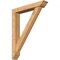 Ekena Millwork Traditional Traditional Smooth Bracket w/ Offset Brace, Western Red Cedar, 5 1/2"W x 32"D x 40"H BKT0604X32X40TRA01SWR - alternate 1